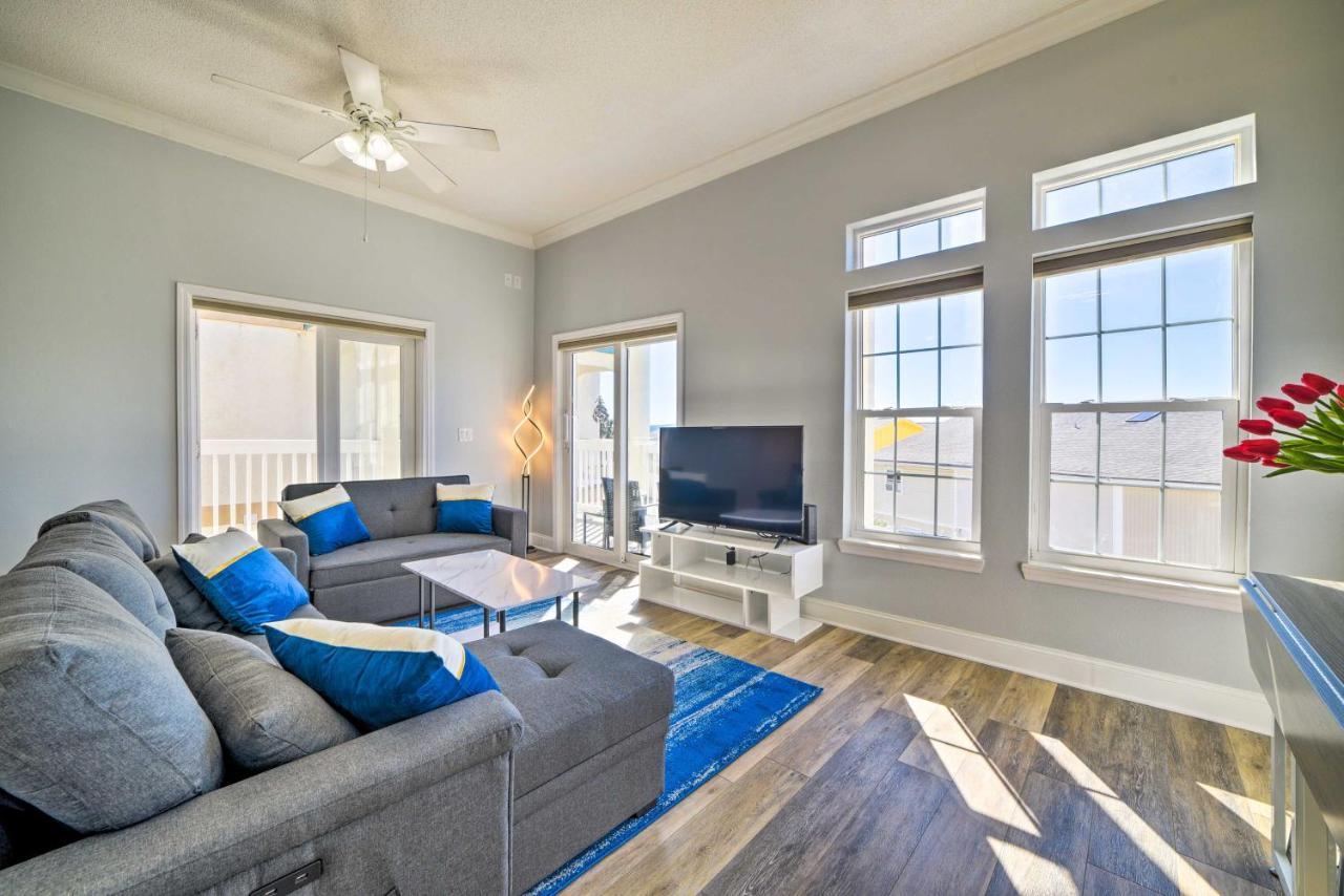 Sunny Pcb Home With Balcony Steps To The Beach! Panama City Beach Exteriör bild