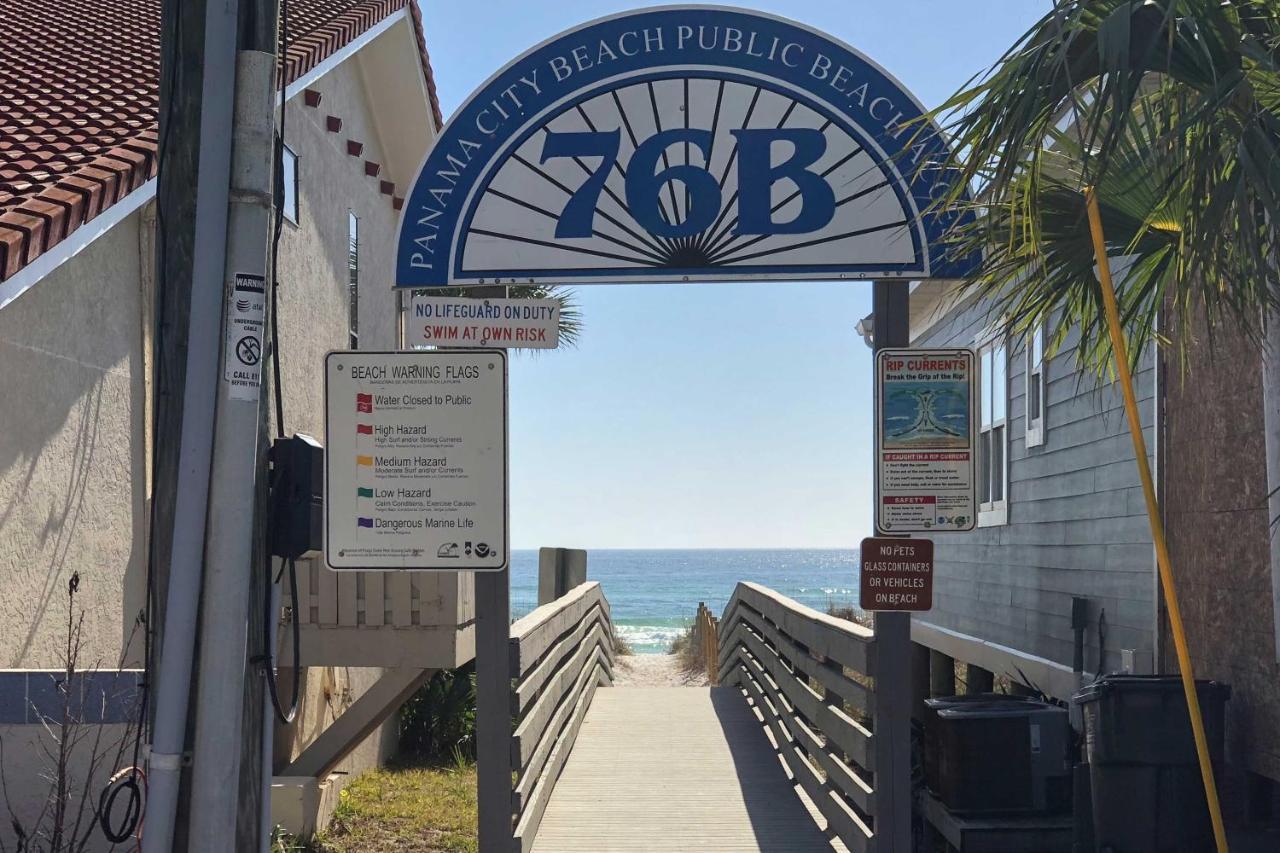 Sunny Pcb Home With Balcony Steps To The Beach! Panama City Beach Exteriör bild