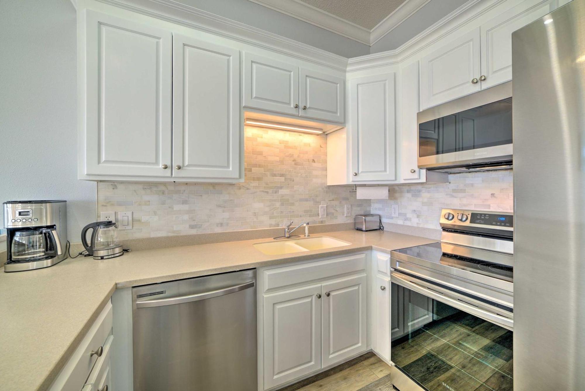 Sunny Pcb Home With Balcony Steps To The Beach! Panama City Beach Exteriör bild
