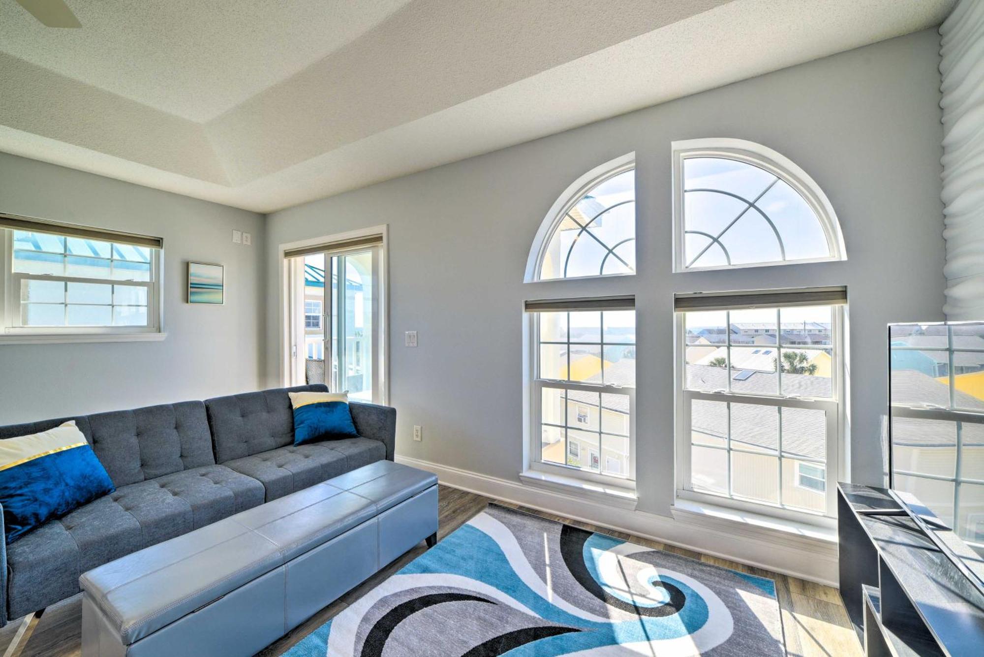 Sunny Pcb Home With Balcony Steps To The Beach! Panama City Beach Exteriör bild