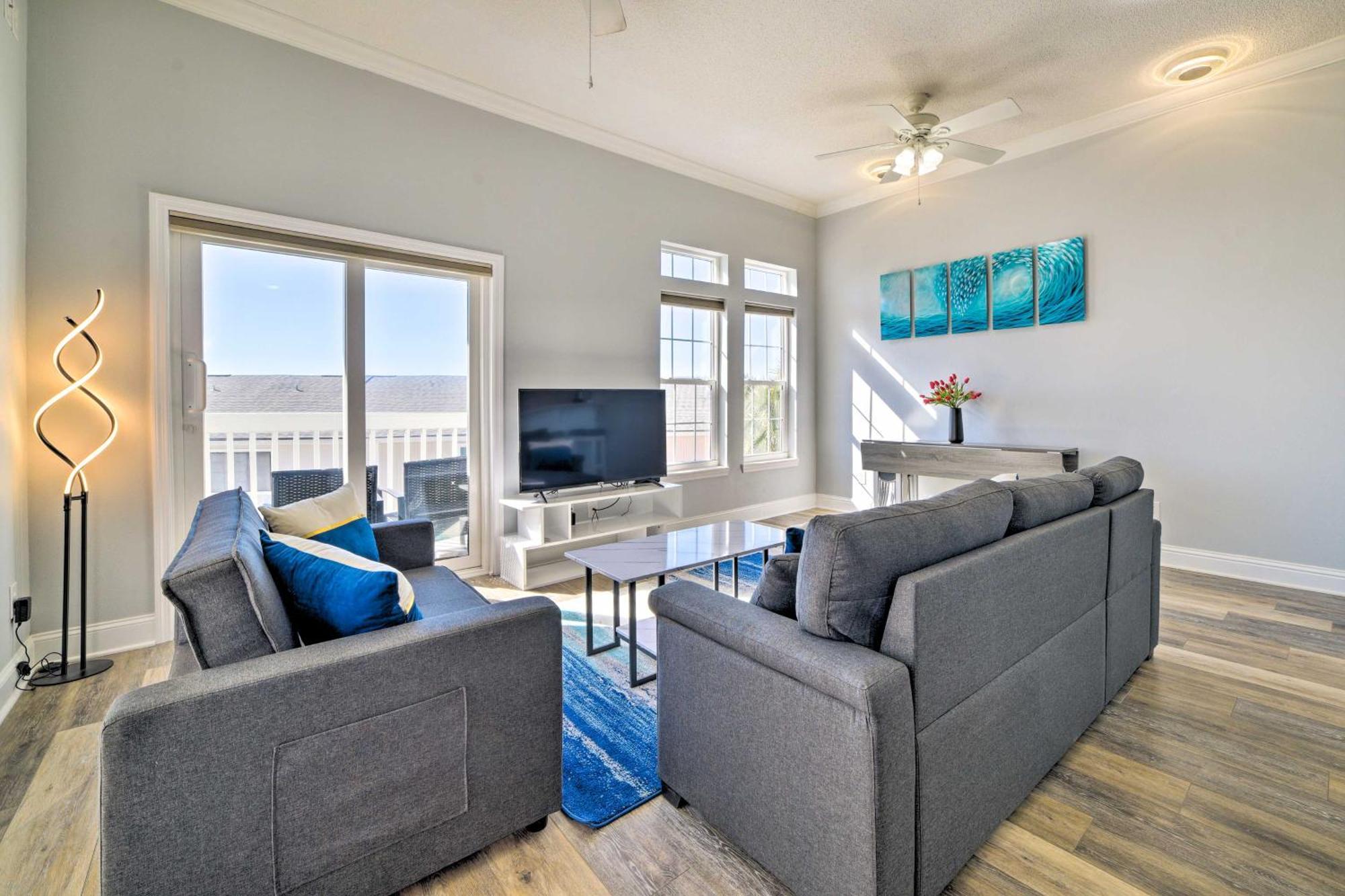 Sunny Pcb Home With Balcony Steps To The Beach! Panama City Beach Exteriör bild